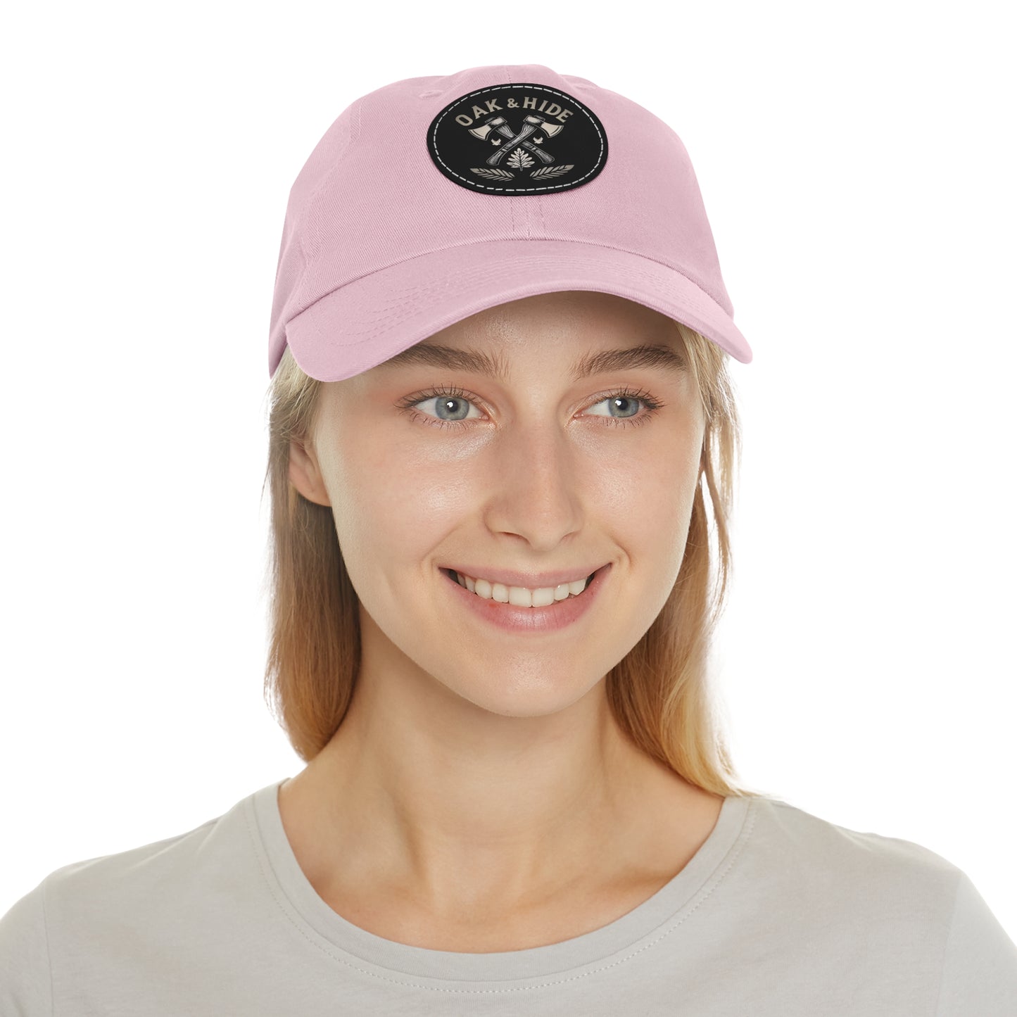 'The Oak & Hide Hat' with Leather Patch