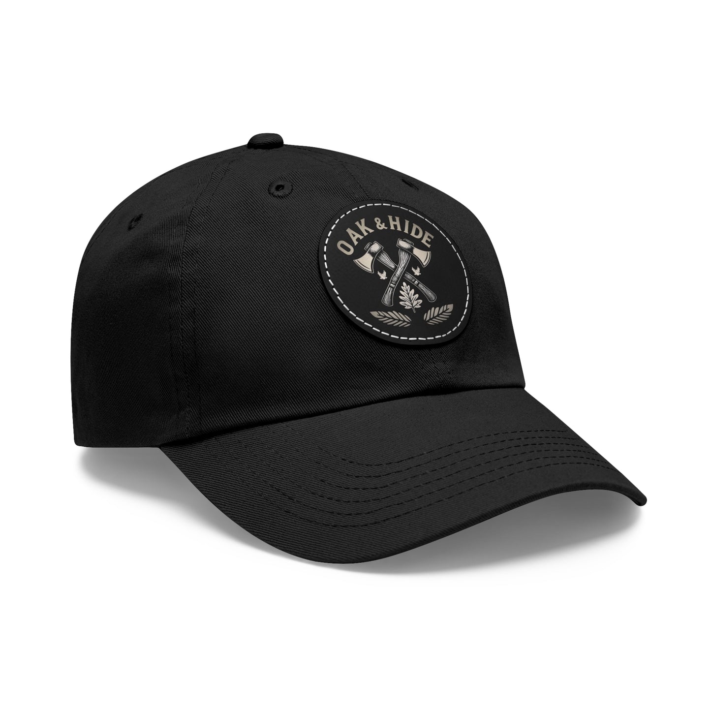 'The Oak & Hide Hat' with Leather Patch