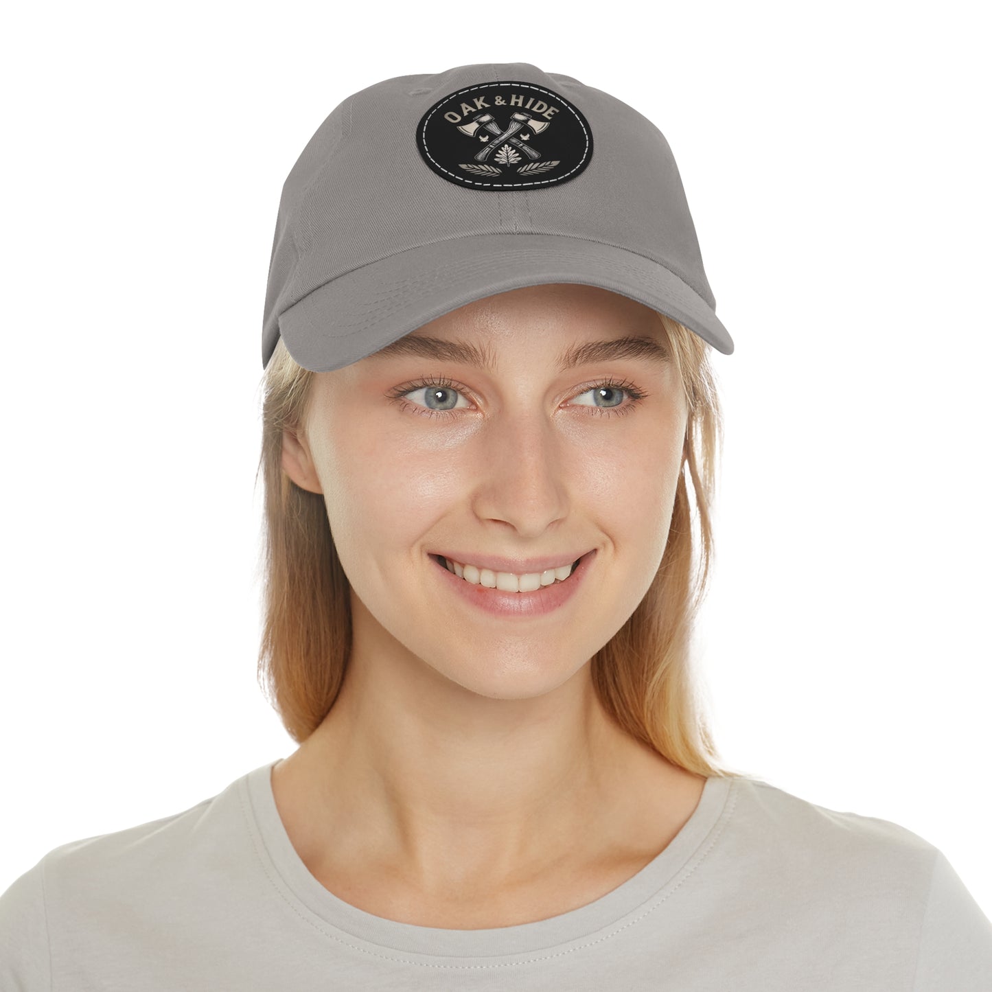 'The Oak & Hide Hat' with Leather Patch