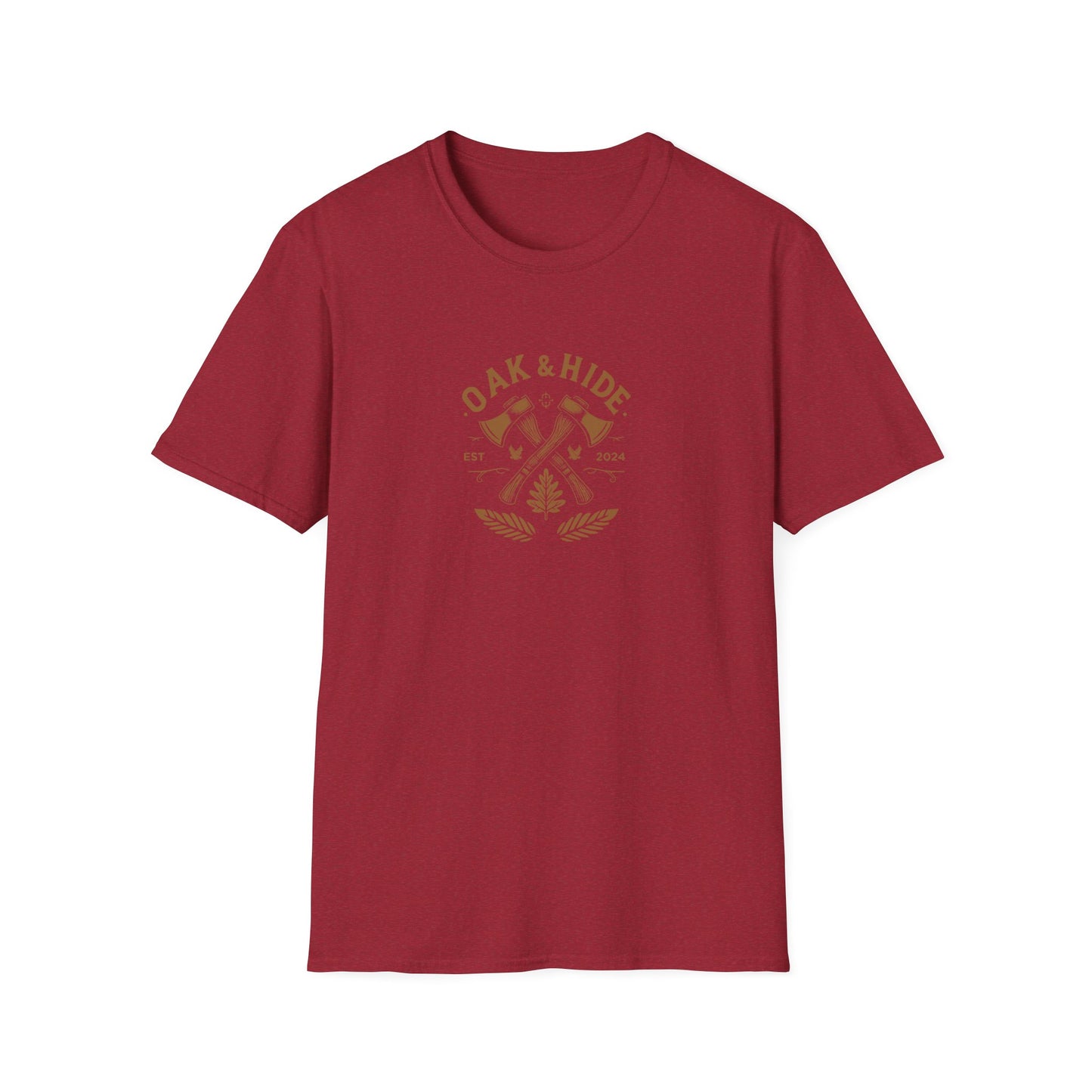 'The Oak & Hide T-Shirt' w/ Logo