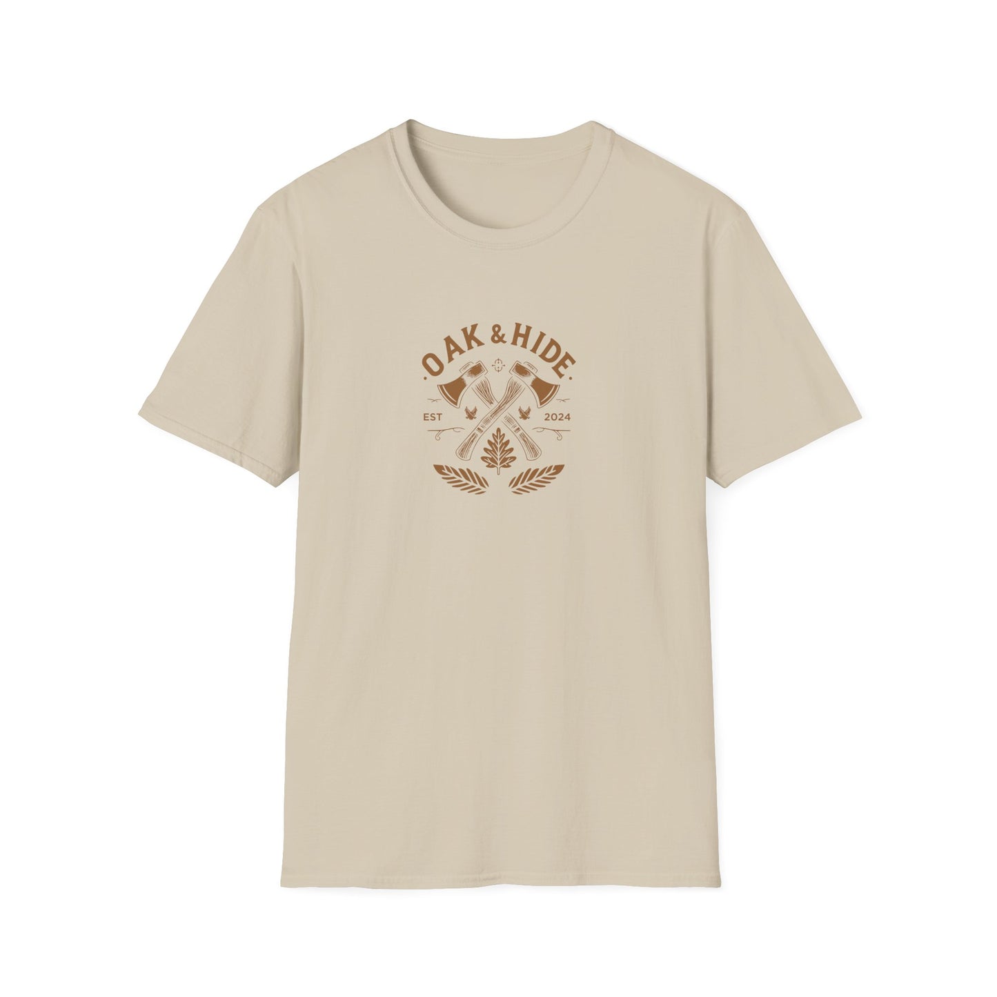 'The Oak & Hide T-Shirt' w/ Logo