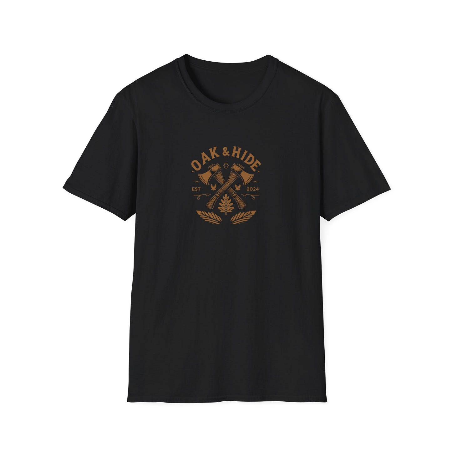 'The Oak & Hide T-Shirt' w/ Logo