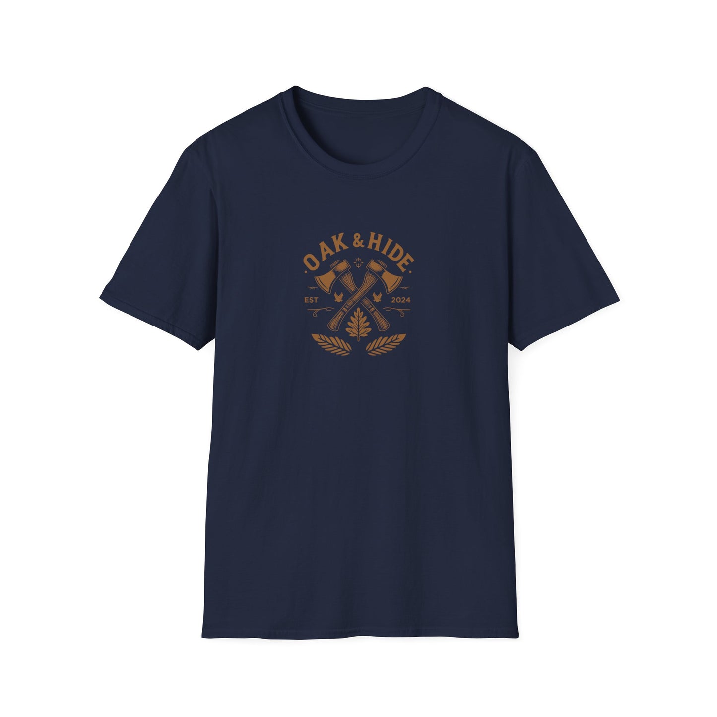 'The Oak & Hide T-Shirt' w/ Logo
