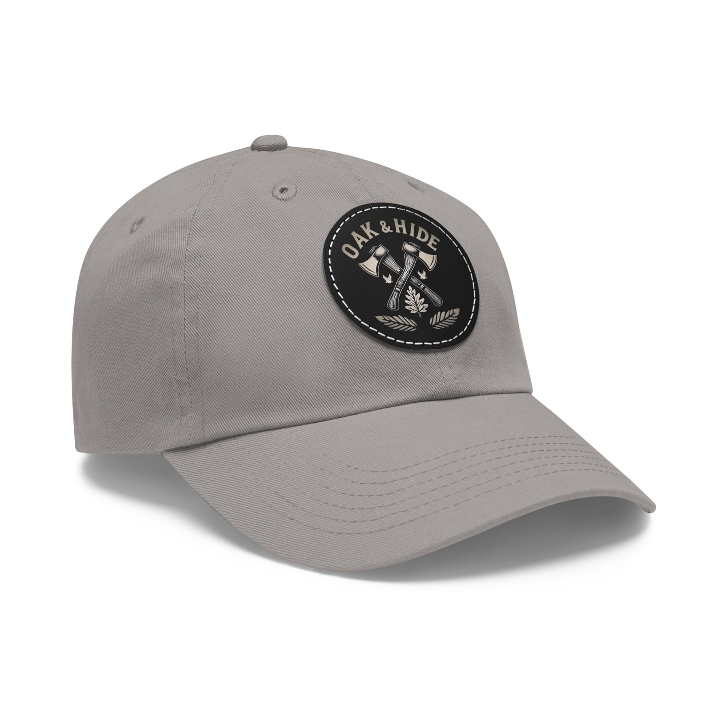 'The Oak & Hide Hat' with Leather Patch