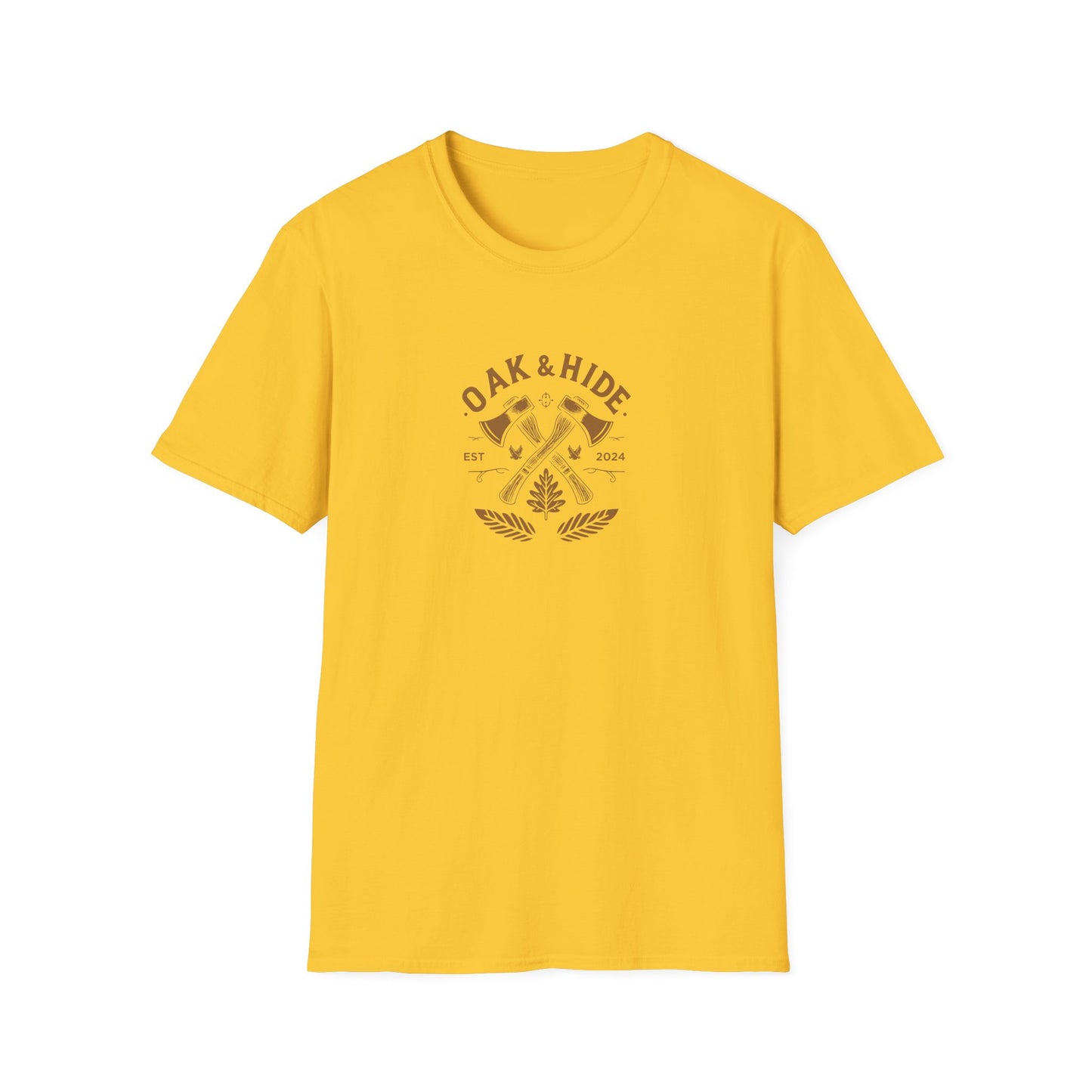 'The Oak & Hide T-Shirt' w/ Logo
