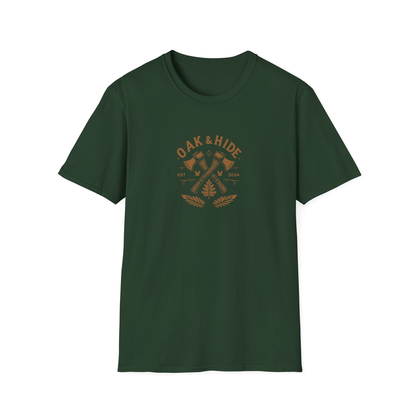 'The Oak & Hide T-Shirt' w/ Logo