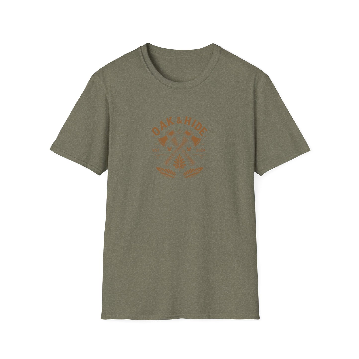 'The Oak & Hide T-Shirt' w/ Logo