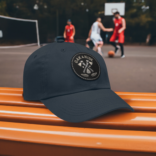 'The Oak & Hide Hat' with Leather Patch